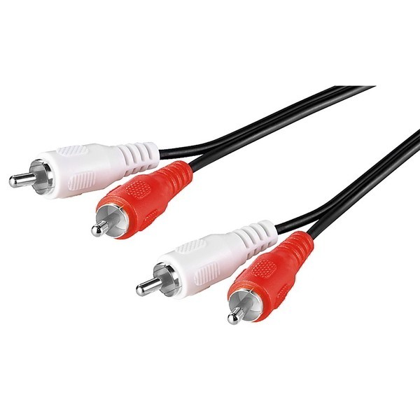 Audio-Video-Kabel 2x Cinchstecker &gt; 2x Cinchstecker 1,5m