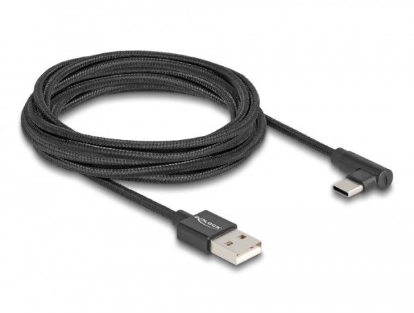 USB-C Kabel Ladekabel gewinkelt 3m f. TomTom GO CLASSIC 6 2nd gen