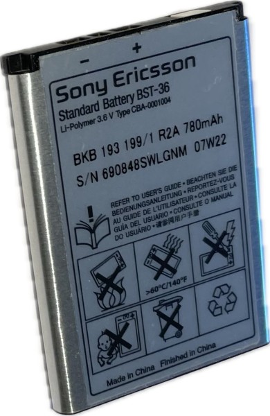 Original Sony-Ericsson BST36 Akku f. Sony-Ericsson T280i