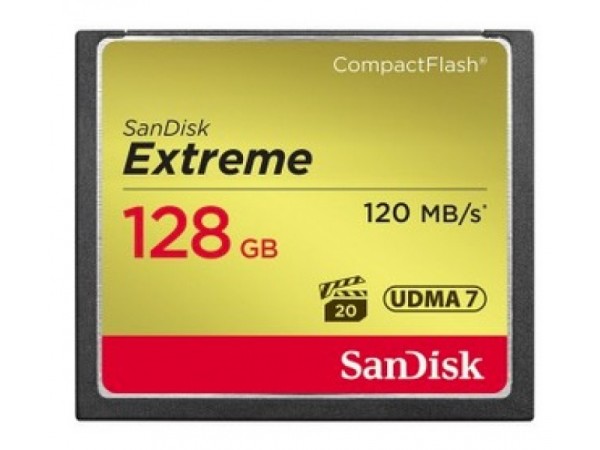 SanDisk CF Extreme 128GB Extreme 120MB/s 85MB