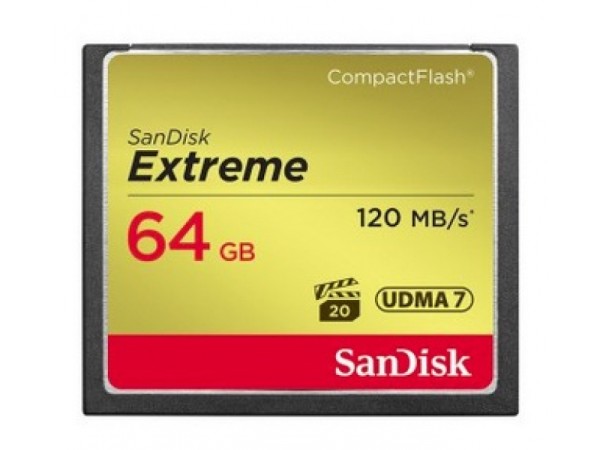 SanDisk CF Extreme 64GB Extreme 120MB/s 85MB